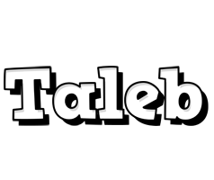Taleb snowing logo
