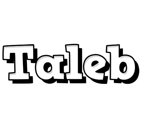 Taleb snowing logo