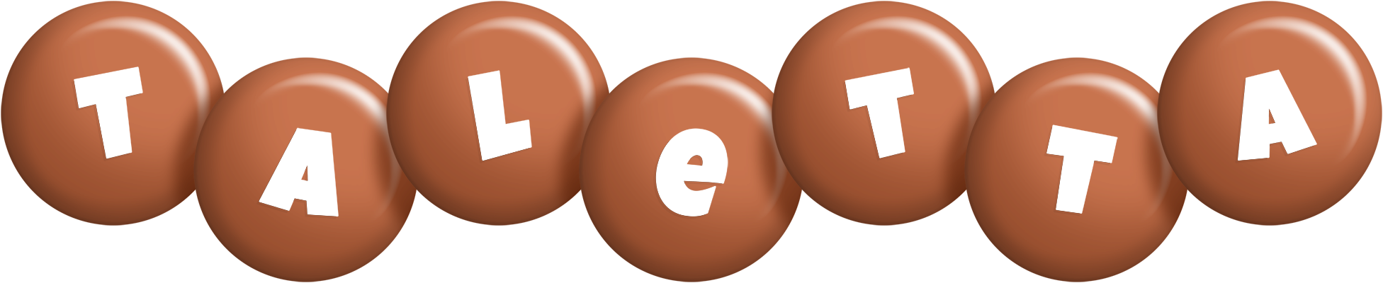 Taletta candy-brown logo