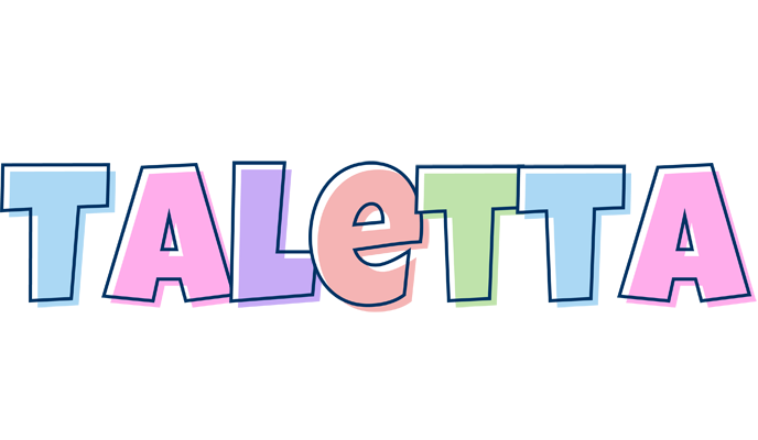 Taletta pastel logo