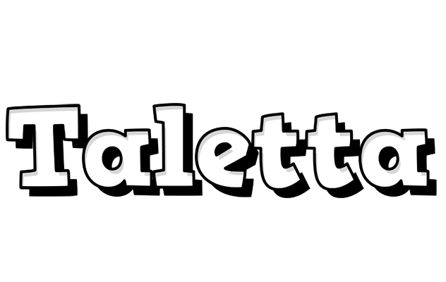 Taletta snowing logo
