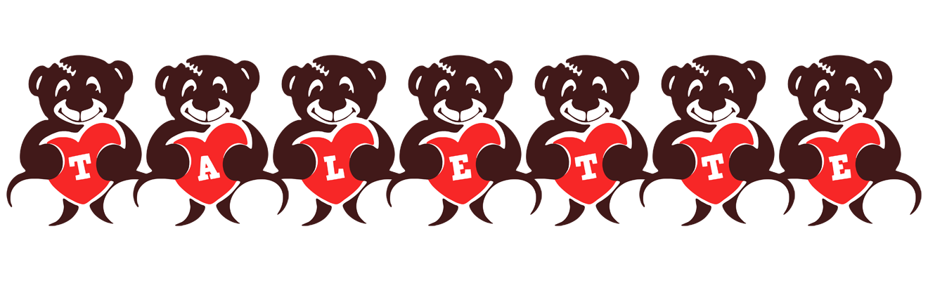 Talette bear logo