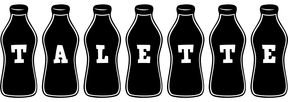 Talette bottle logo