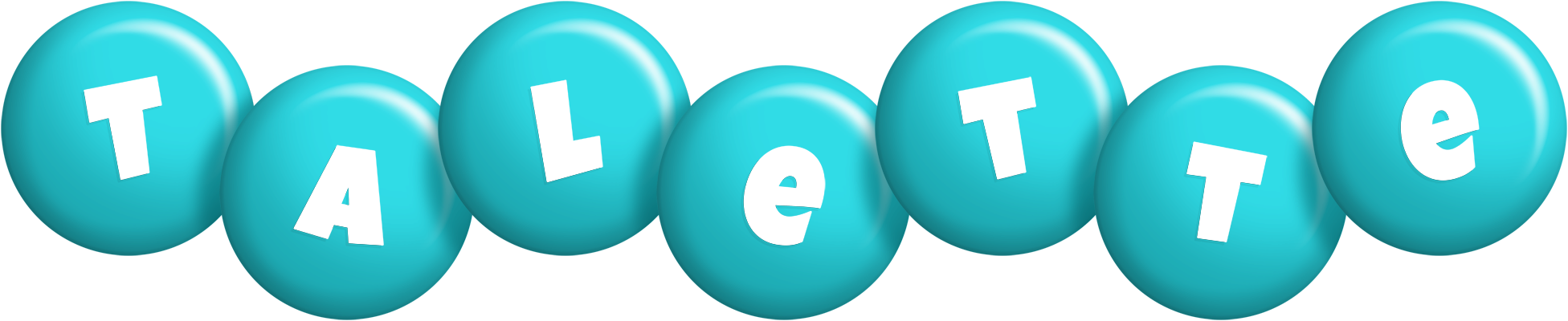 Talette candy-azur logo