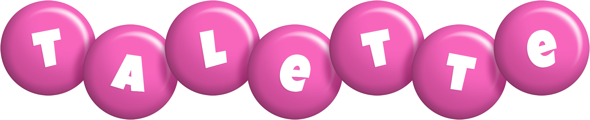 Talette candy-pink logo