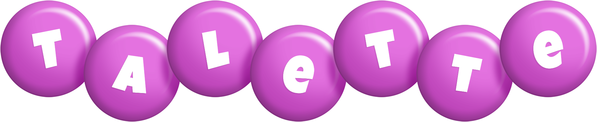 Talette candy-purple logo