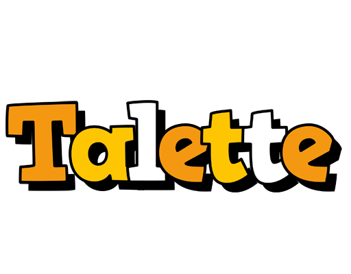 Talette cartoon logo