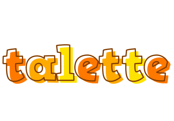 Talette desert logo