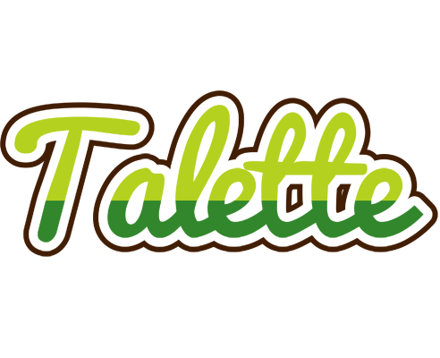 Talette golfing logo