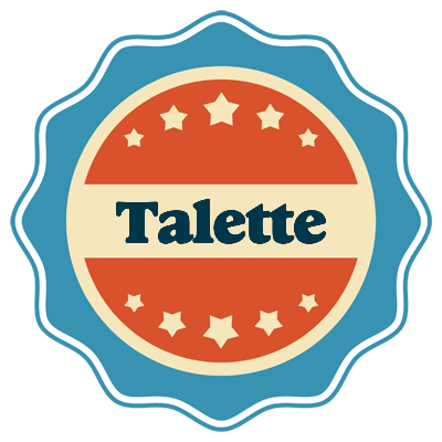 Talette labels logo