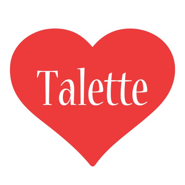 Talette love logo