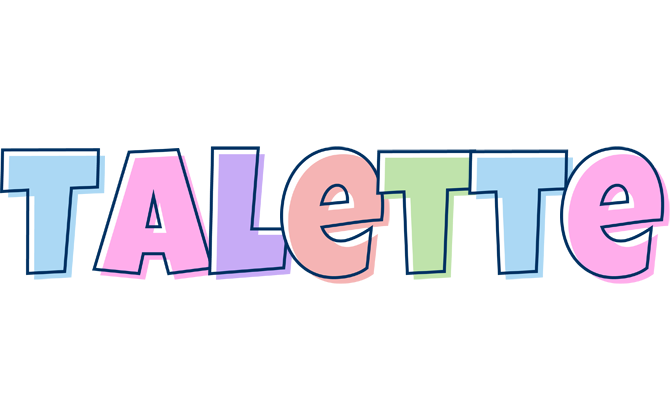 Talette pastel logo