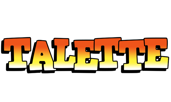 Talette sunset logo