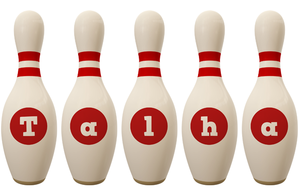 Talha bowling-pin logo