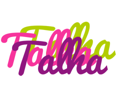 Talha flowers logo