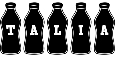 Talia bottle logo
