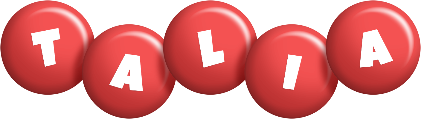 Talia candy-red logo