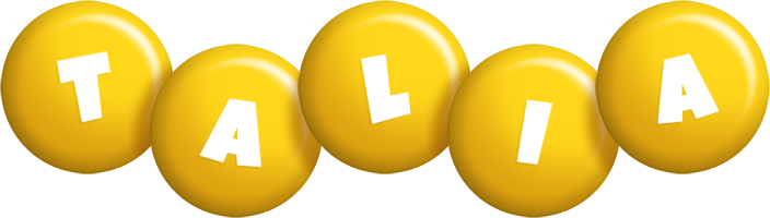 Talia candy-yellow logo