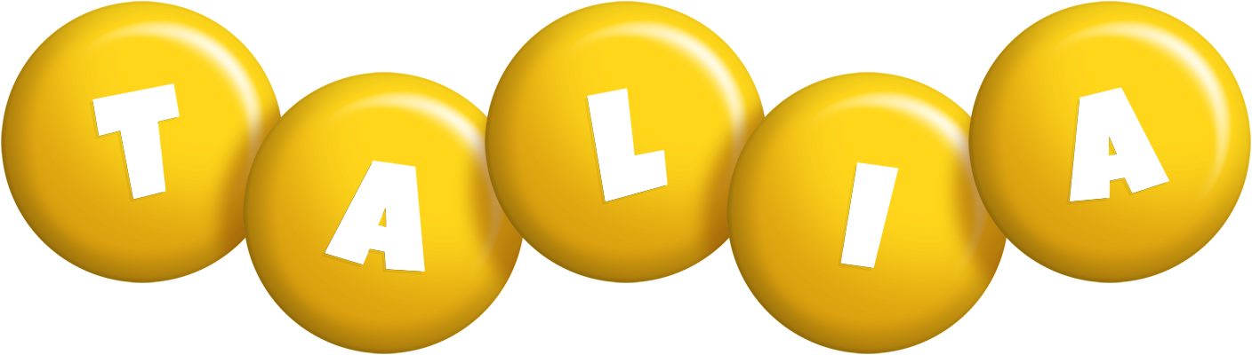Talia candy-yellow logo
