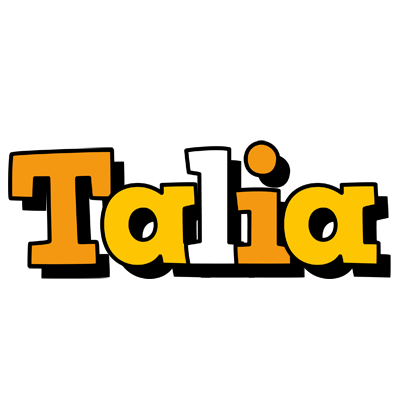 Talia cartoon logo