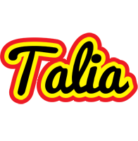 Talia flaming logo