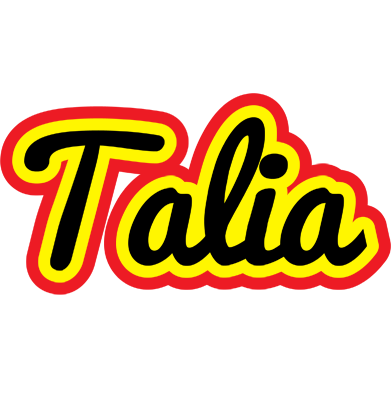Talia flaming logo