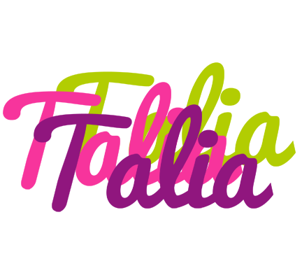 Talia flowers logo