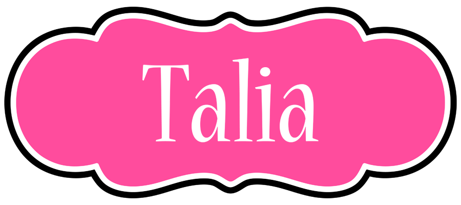 Talia invitation logo