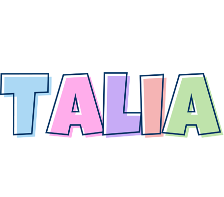 Talia pastel logo