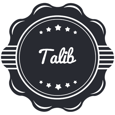 Talib badge logo