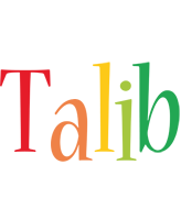 Talib birthday logo
