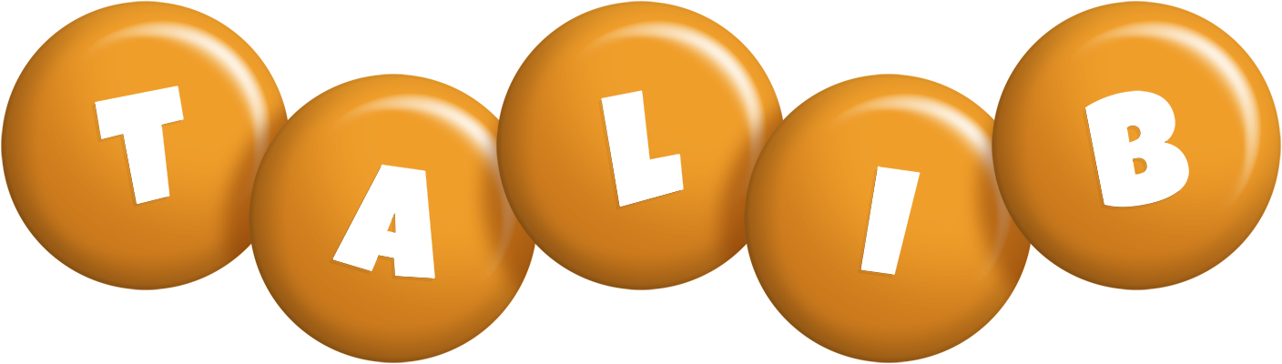 Talib candy-orange logo