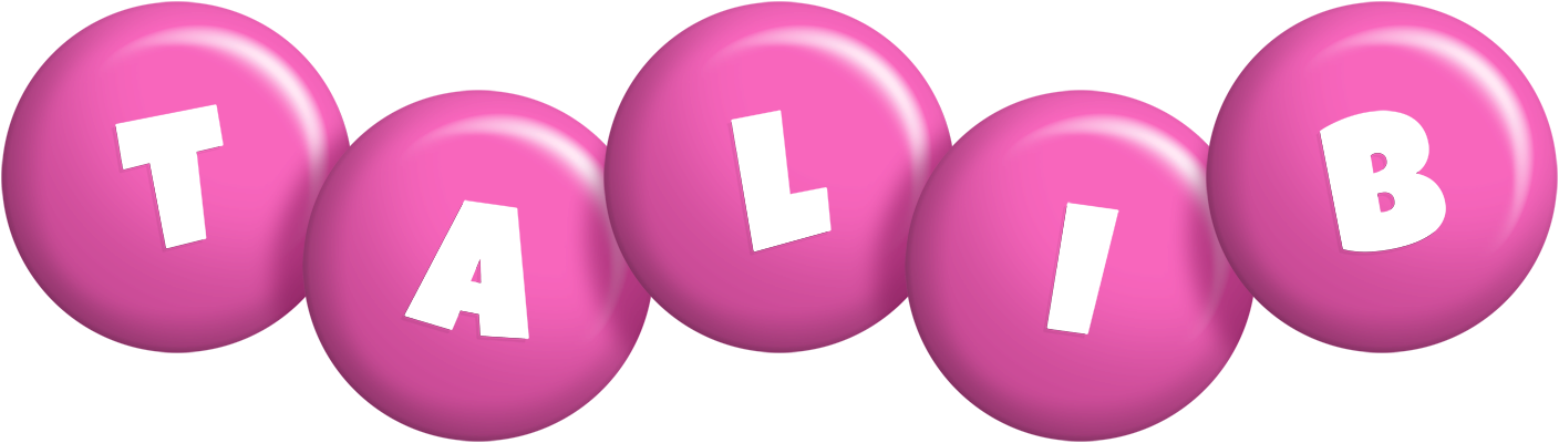 Talib candy-pink logo