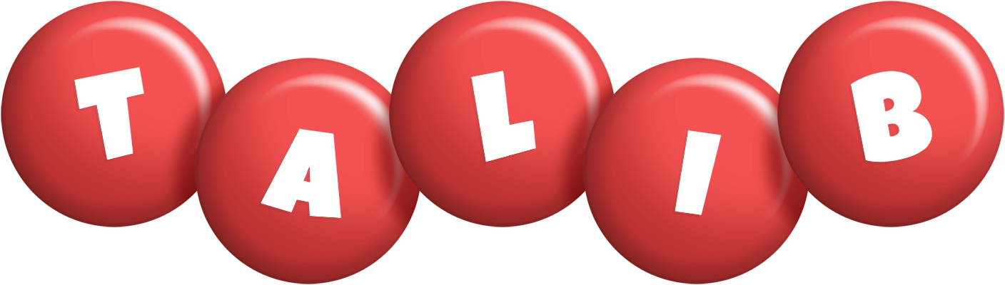 Talib candy-red logo