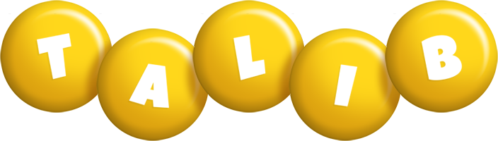 Talib candy-yellow logo