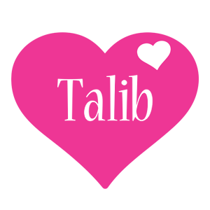Talib love-heart logo