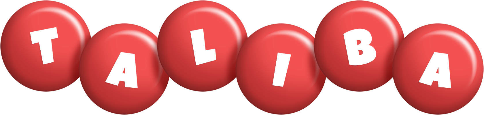 Taliba candy-red logo