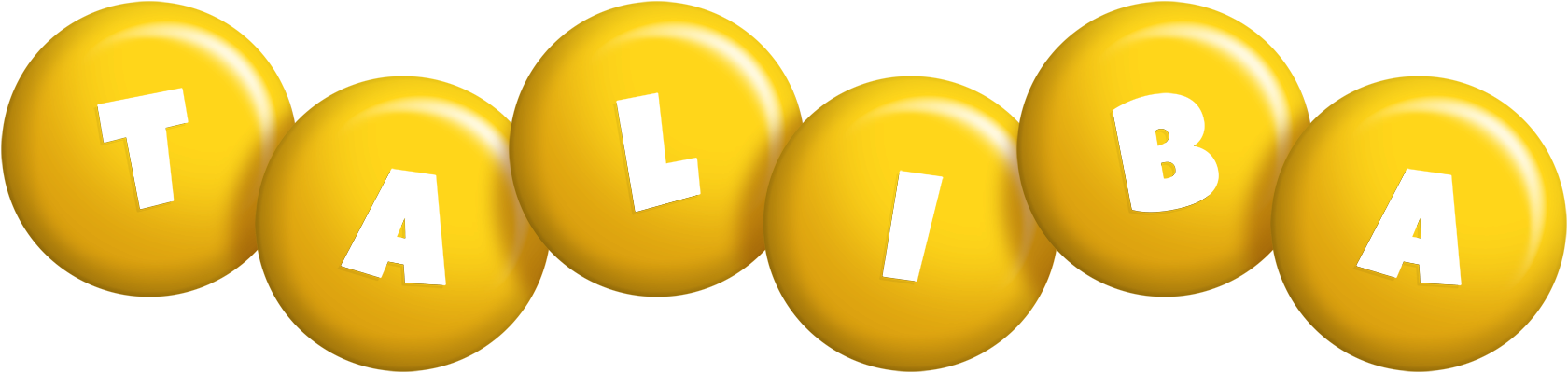 Taliba candy-yellow logo