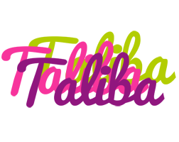 Taliba flowers logo