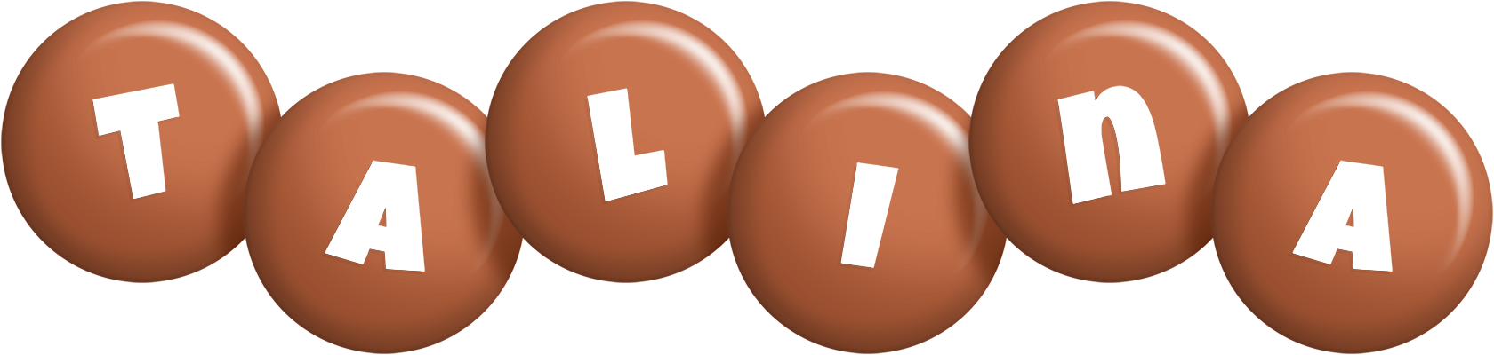 Talina candy-brown logo