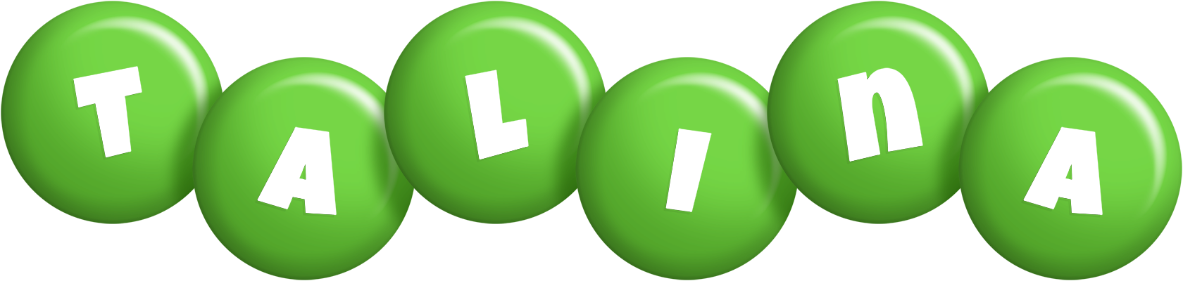 Talina candy-green logo