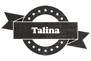 Talina grunge logo