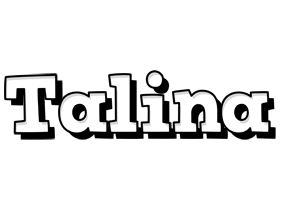 Talina snowing logo