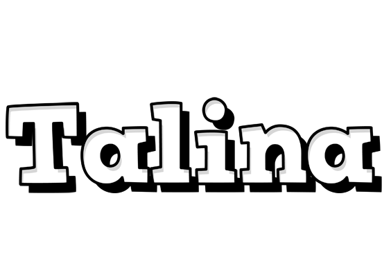 Talina snowing logo