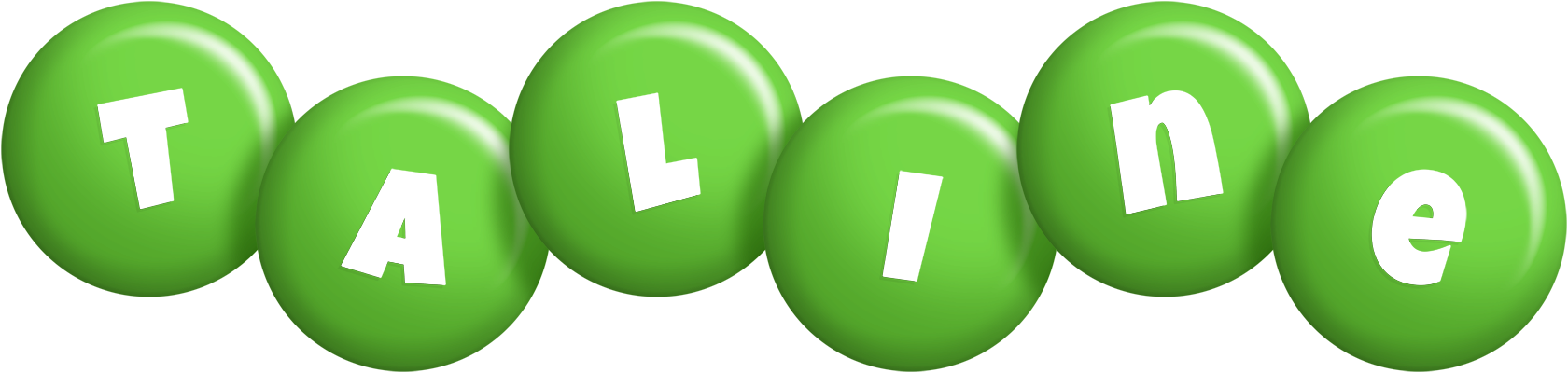 Taline candy-green logo