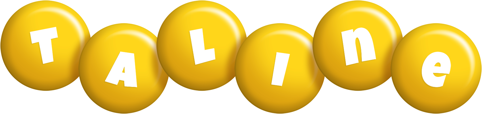 Taline candy-yellow logo