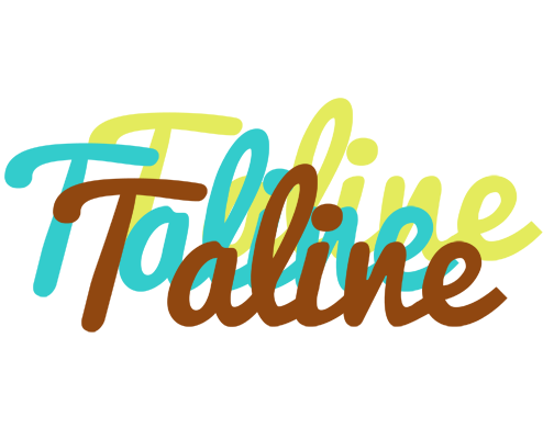 Taline cupcake logo