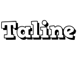 Taline snowing logo