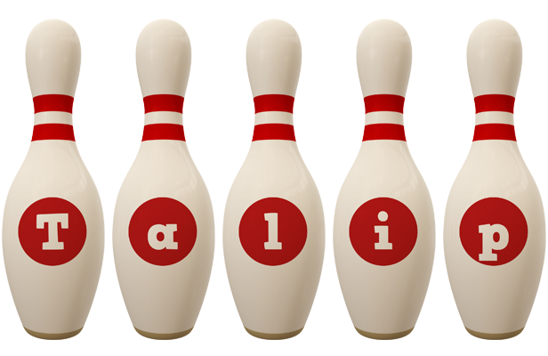 Talip bowling-pin logo
