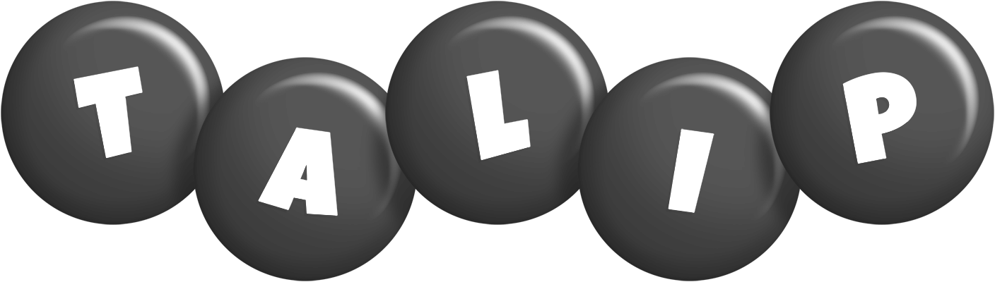Talip candy-black logo